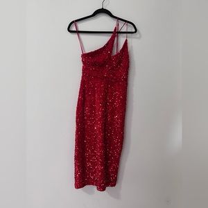 New Red Sequin Dress